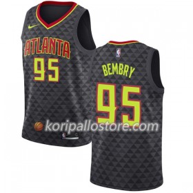 Atlanta Hawks DeAndre Bembry 95 Nike 2017-18 Musta Miesten Pelipaidat Swingman 